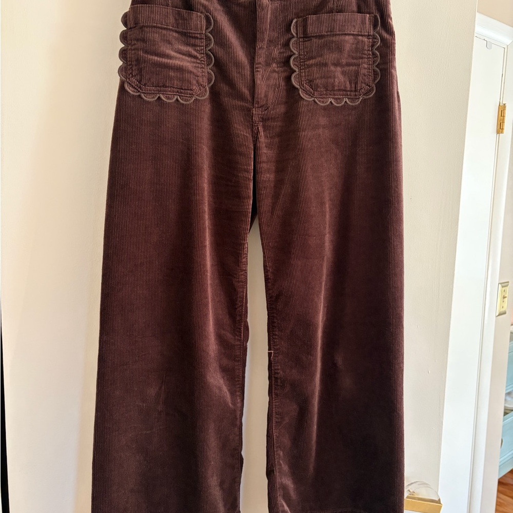 Maeve Chocolate Corduroy Trousers